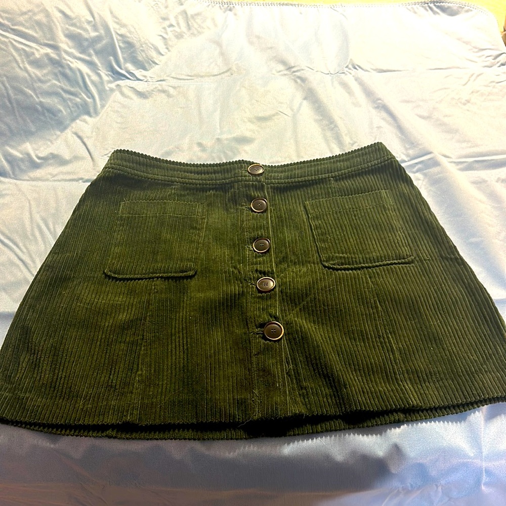 Zara Corduroy Miniskirt